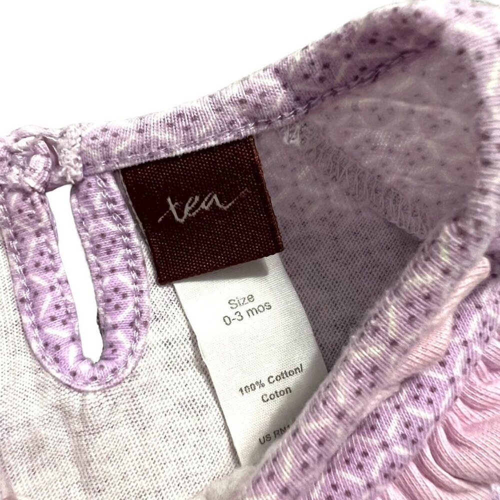 Tea Collection 0-3m Lilac Ruffle Dress - Picture 6 of 6